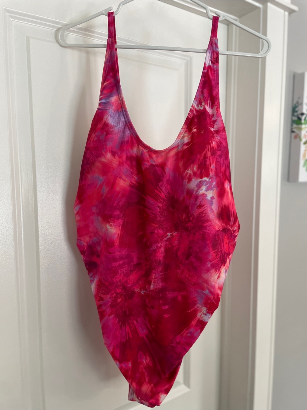 Pink Blush Maternity Tie-Dye Swimsuit - Picture 6 of 12